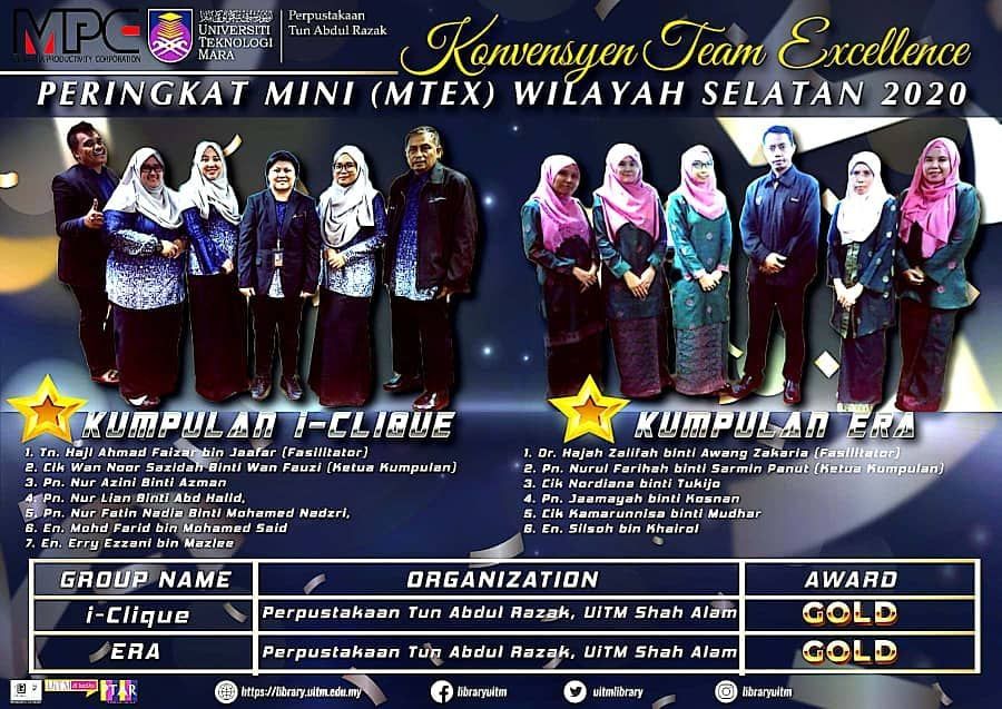 Tahniah KIK PTAR i-Clique & ERA menerima Anugerah Emas 