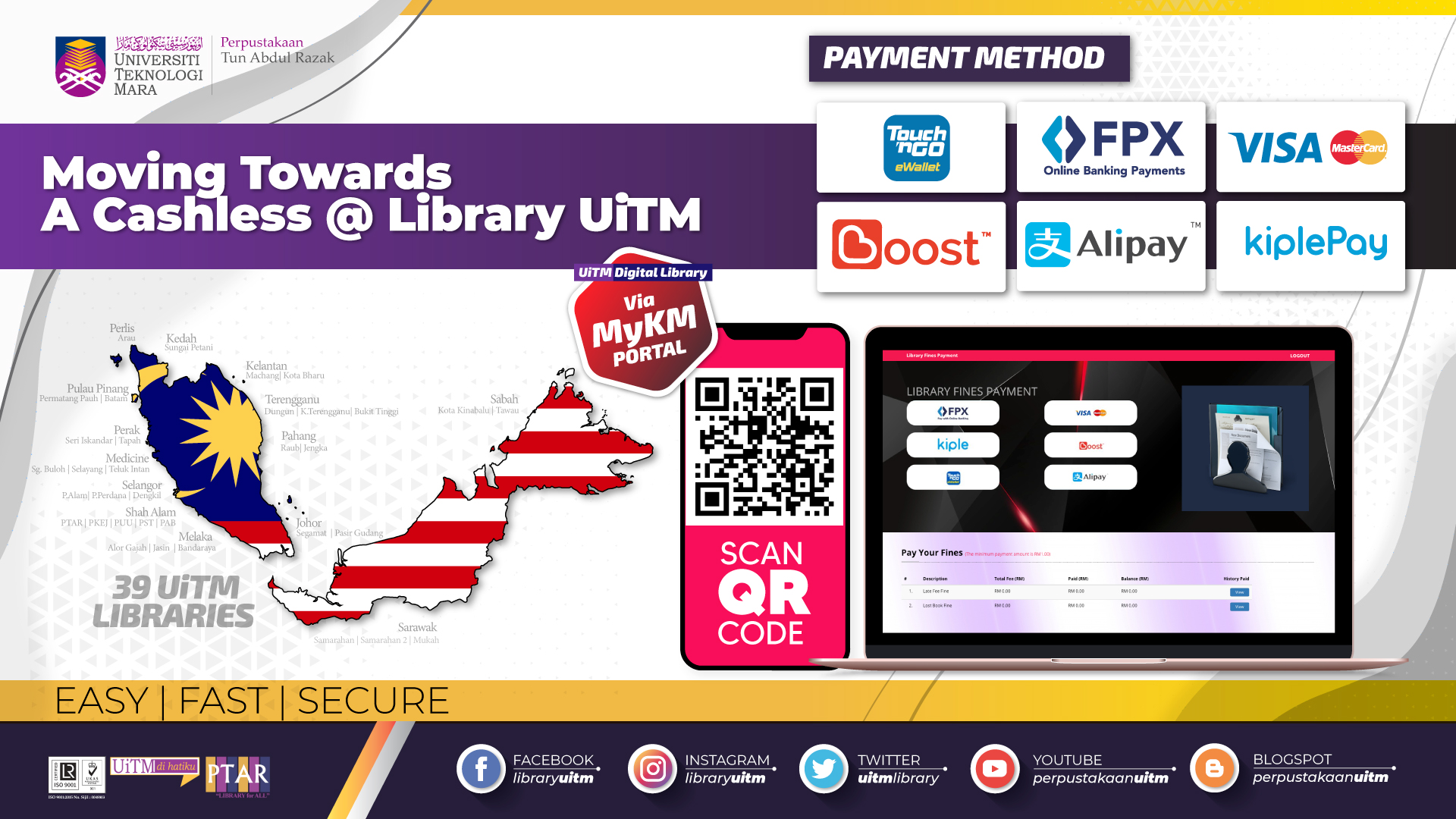 Cashless @ Library UiTM