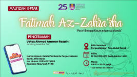 Mau'izah@PTAR: Fatimah Az-Zahra'rha 